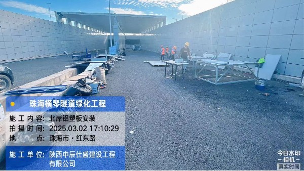 佳顺彩助力珠海横琴隧道绿化工程
